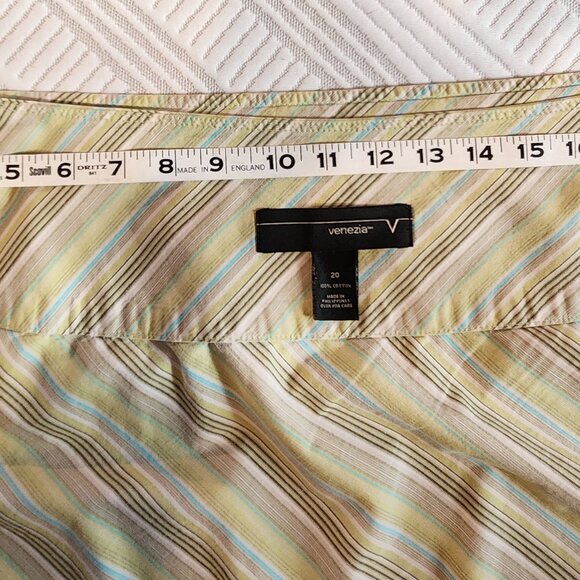 Lane Bryant Venezia Skirt size 20 Green - Picture 4 of 6